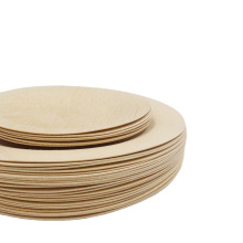 Disposable dinnerware bamboo round plate  wholesale with good price